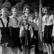 Участники слёта пионеров Карелии 1950-го года.