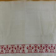 Подол станушки. Лён. Вышивка крестом. Автор Михайлина (Кренёва) О.Я. Д. Хашезеро. Сдатчик Сенина О.В.